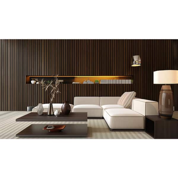 Ejoy 6 in. x 93 in. x 0.8 in. Wood Solid Wall Cladding Siding