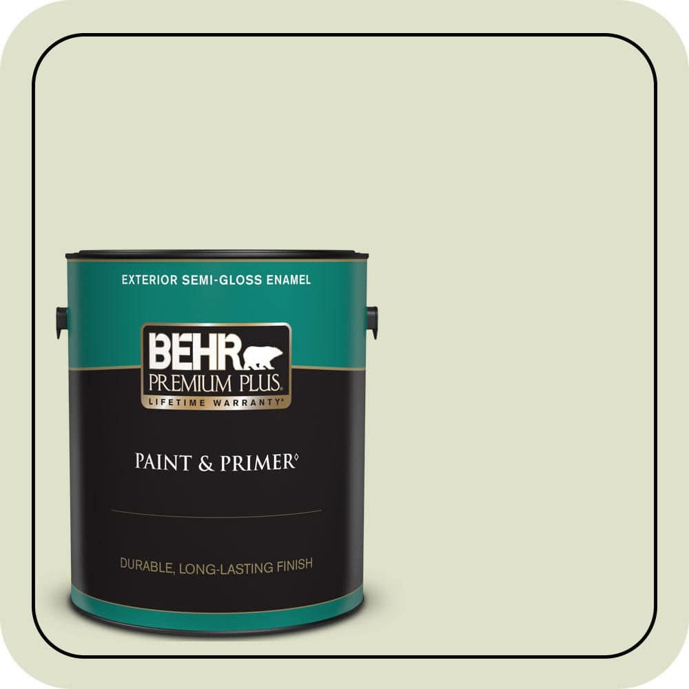 1 gal. #M350-2 Aloe Nectar Semi-Gloss Enamel Exterior Paint & Primer price history on PriceWatchPro