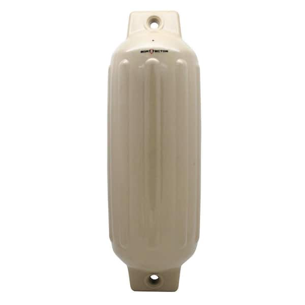 Extreme Max 10 in. x 30 in. BoatTector Inflatable Fender in Sand