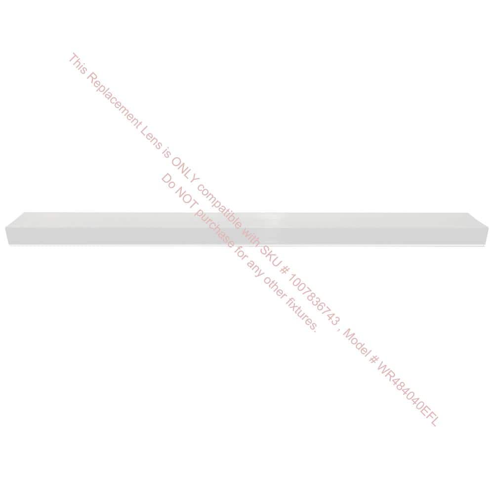 4 ft. x 3.9 in. Replacement Wraparound Lens for 4 ft. Emergency Wrap with B