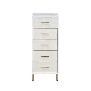 Champagne Jewelry Armoire with Drawer