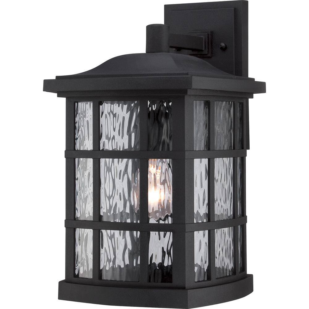 Stonington 1-Light Black Outdoor Wall Lantern Sconce price history on PriceWatchPro