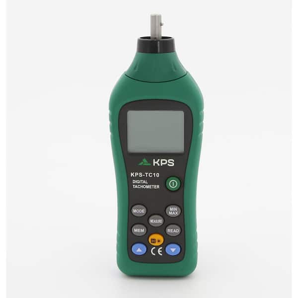 KPS Digital Tachometer with Contact KPS-TC10 - The Home Depot