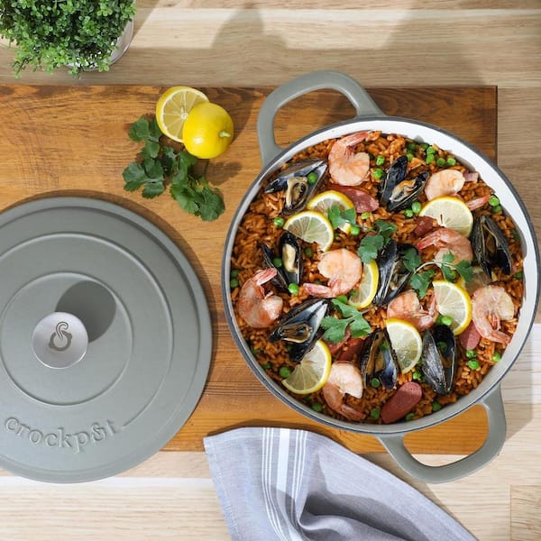 Crock-Pot Artisan 7 qt. Enameled Cast Iron Dutch Oven in Matte