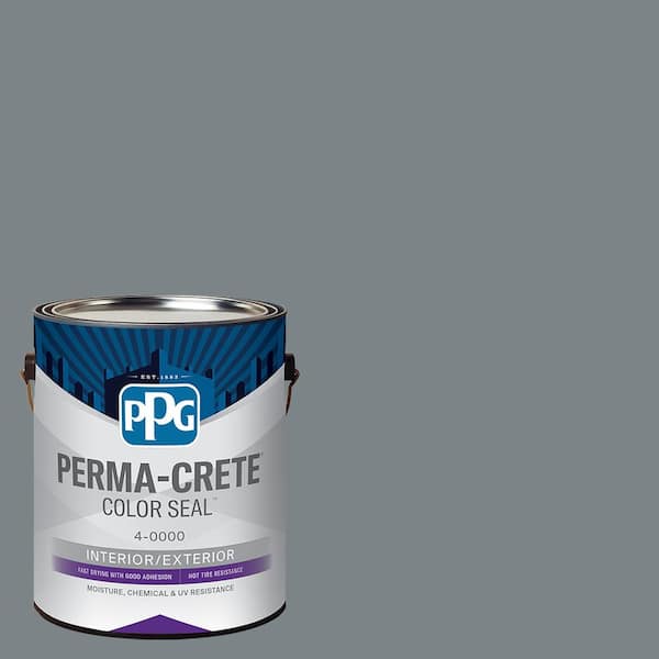 Perma-Crete Color Seal 1 gal. PPG1039-5 Garrison Gray Satin Interior/Exterior Concrete Stain