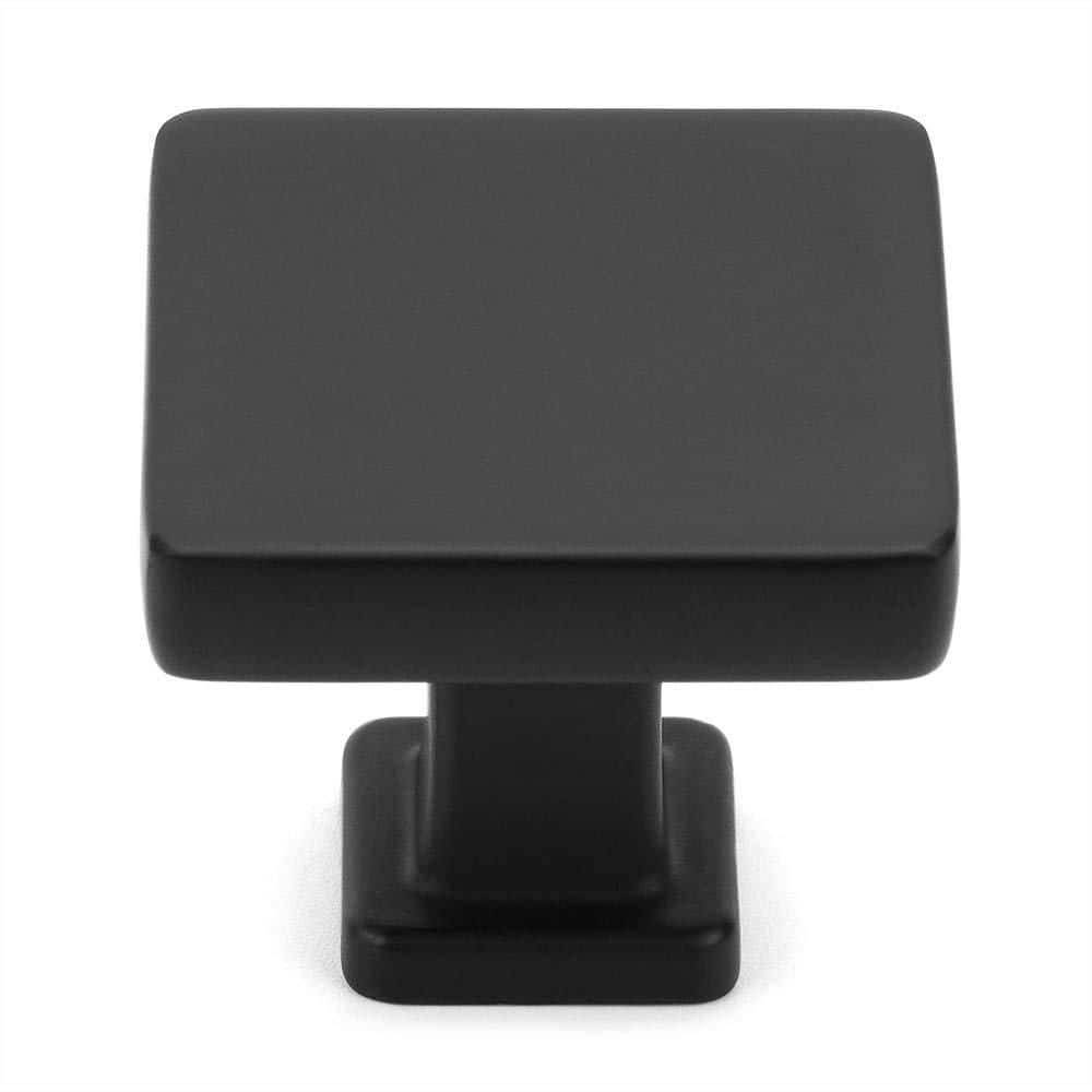 10 Pack 1.18 in. Matte Black Square Cabinet Knobs Single Hole Modern Pulls for Drawer Dresser Closet Bathroom Vanity price history on PriceWatchPro