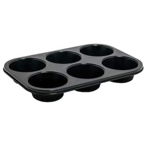 6-Cup Jumbo 7 oz. Non-stick Carbon Steel Muffin Pan