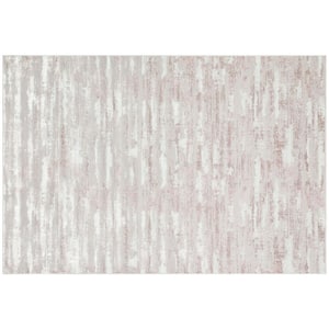 Milano Home Pink 3 ft. x 5 ft. Woven Area Rug