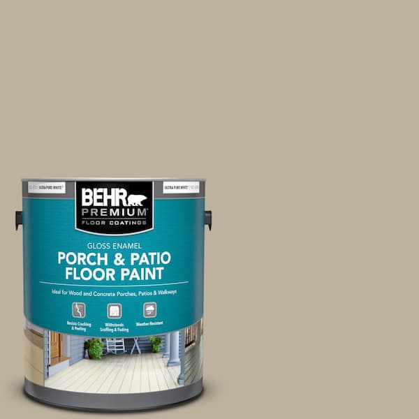 1 gal. #750D-4 Pebble Stone Gloss Enamel Interior/Exterior Porch and Patio Floor Paint