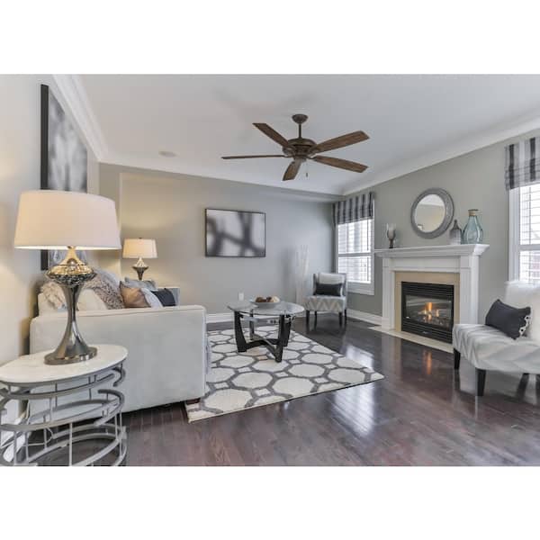 Watt 60 in. Indoor Oil Rubbed Bronze Ceiling Fan