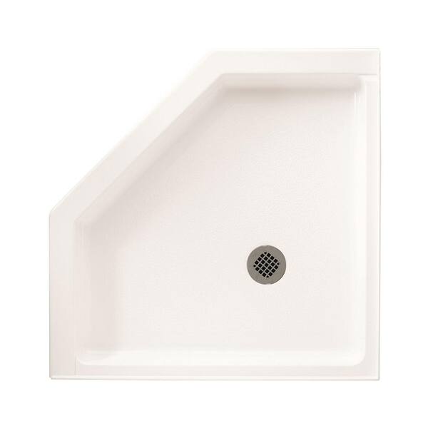 Swan Veritek Neo Angle 36 in. x 36 in. Single Threshold Shower Pan in ...