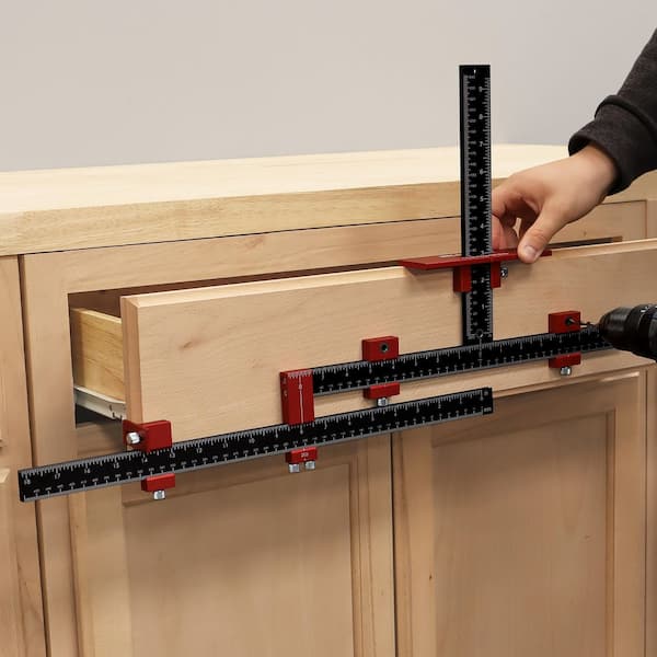 Milescraft Cabinet PRO-Cabinet Hardware Jig, Install Cabinet