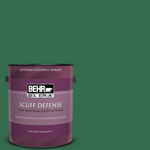 BEHR ULTRA 1 gal. #S-H-460 Chopped Chive Extra Durable Eggshell Enamel Interior Paint & Primer