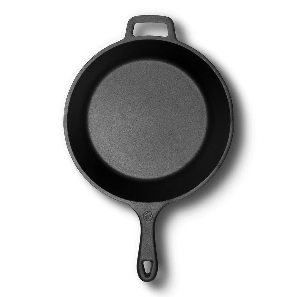Pre-Seasoned Black Cast Iron Dutch Oven with Skillet Lid