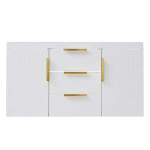 36 in. W x 18 in. D x 20 in. H Floating Bath Vanity Cabinet without Top in White, Storage Cabinet with 2- Drawers