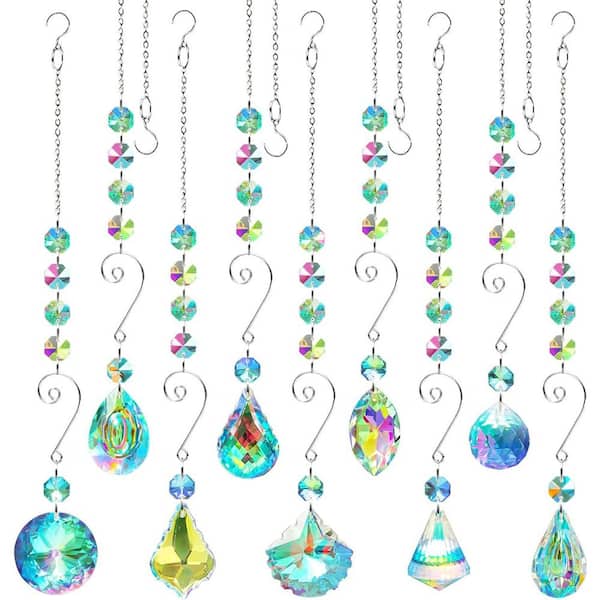 9 Pieces Sun Catchers Indoor Window Suncatcher