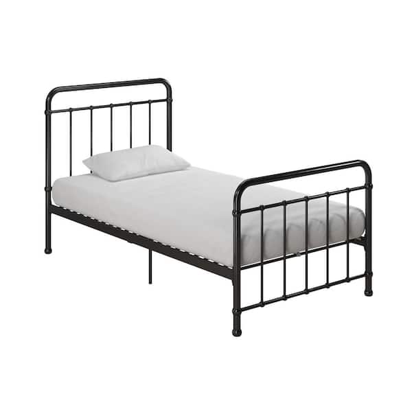 DHP Kolin Black Metal Frame Twin Platform Bed