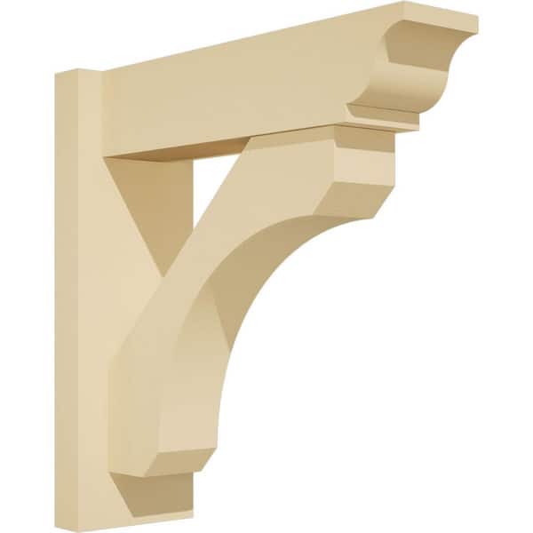 Ekena Millwork Legacy 5 in. W x 16 in. H x 16 in. D Signature Urethane Polyurethane Outlooker with Traditional Ends