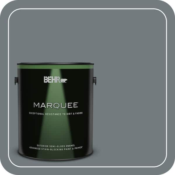 BEHR MARQUEE 1 gal. #PPU25-19 Ocean Swell Semi-Gloss Enamel Exterior Paint & Primer