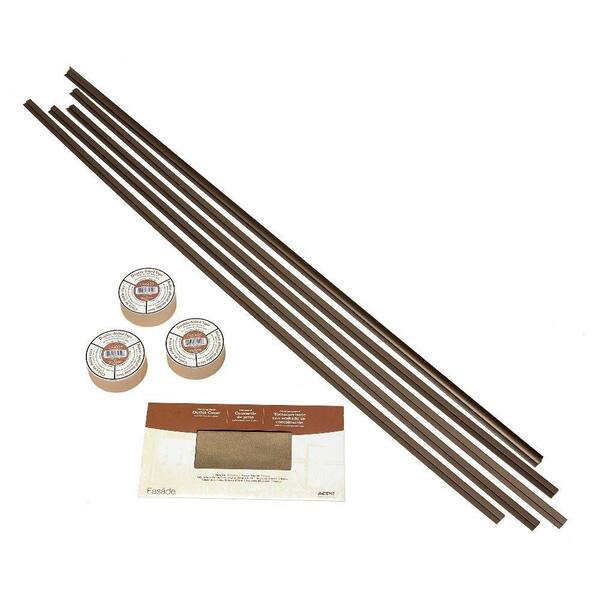 Fasade Backsplash Accessory Kit with Tape in Argent Bronze