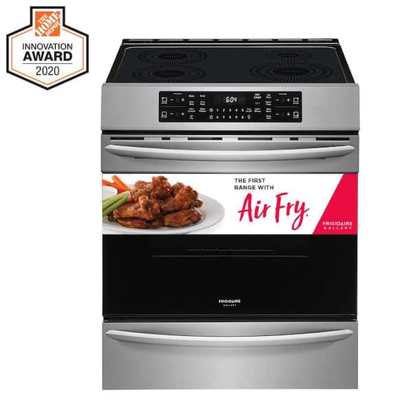 FRIGIDAIRE GALLERY 30 in. 5.4 cu. ft. Front Control Induction Range with Air Fry in Stainless Steel