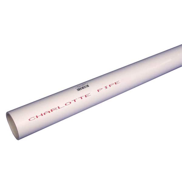 Charlotte Pipe 1/2 in. x 10 ft. PVC Schedule 40-Plain End Pipe