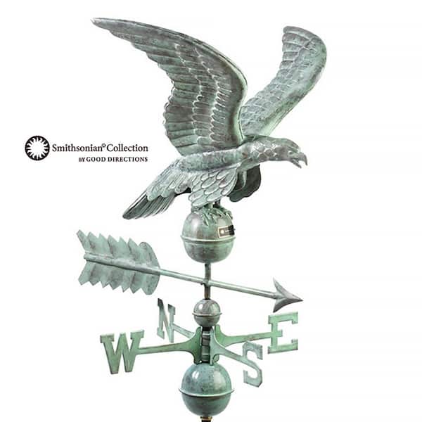 Smithsonian Eagle Weathervane - Blue Verde Copper
