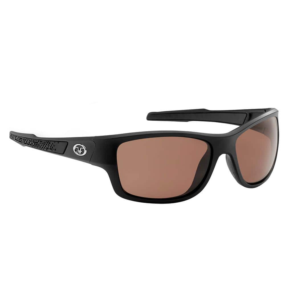 Down Sea Polarized Sunglasses Matte Black Frame with Vermillion Lens price history on PriceWatchPro