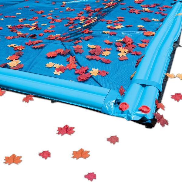 Swimline 16 ft. x 32 ft. Rectangle In-Ground Swimming Pool Leaf Cover
