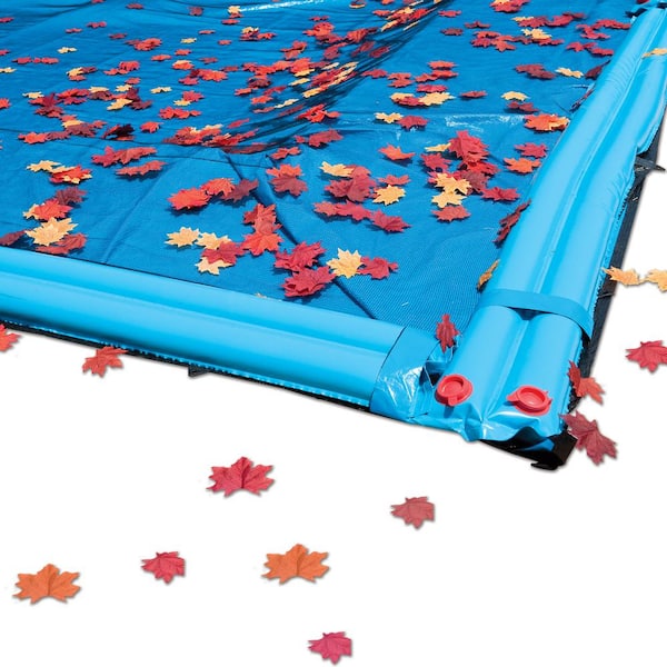 Swimline 20 ft. x 44 ft. Rectangle In-Ground Swimming Pool Leaf Cover