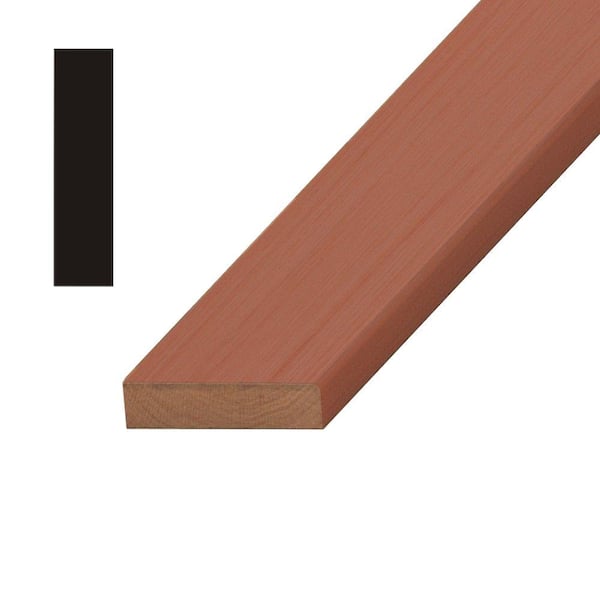 Kelleher 3/8 in. x 1-1/4 in. Mahogany Stop Moulding
