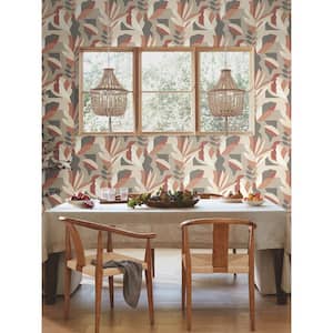 Red Brick Papier Colle Textured Non-Pasted Paper Wallpaper