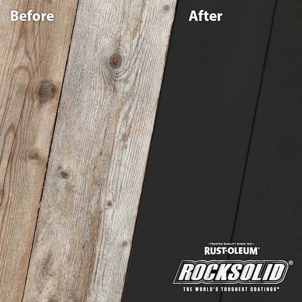 5 gal. Black Exterior 2X Solid Stain