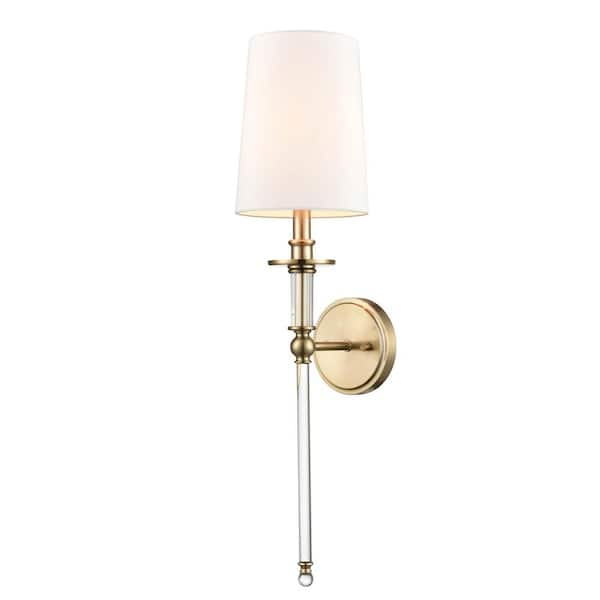 Millennium Lighting 26 in. 1-Light Modern Gold Sconce