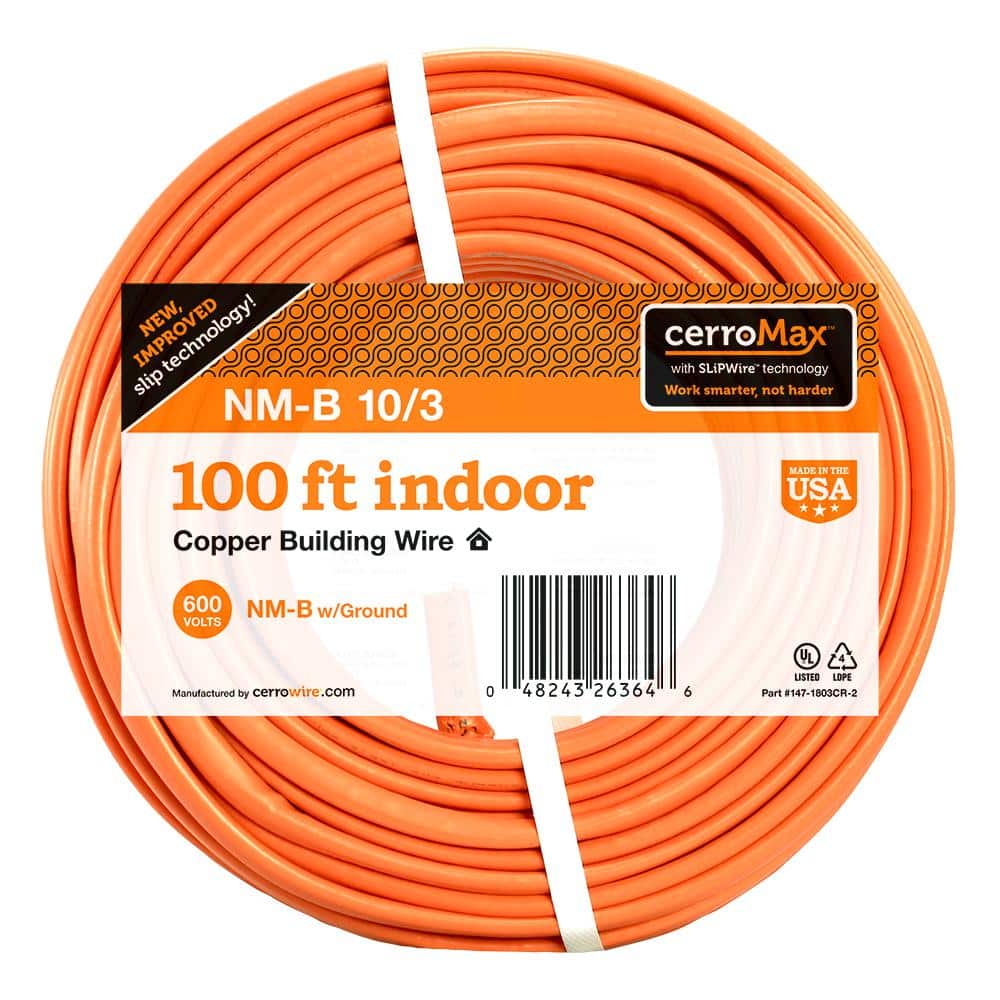 keen 10/3 NMD90 30M Romex SIMpull Electrical Wire - Orange, made