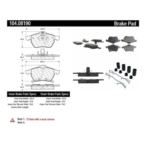 Centric Parts Disc Brake Pad Set