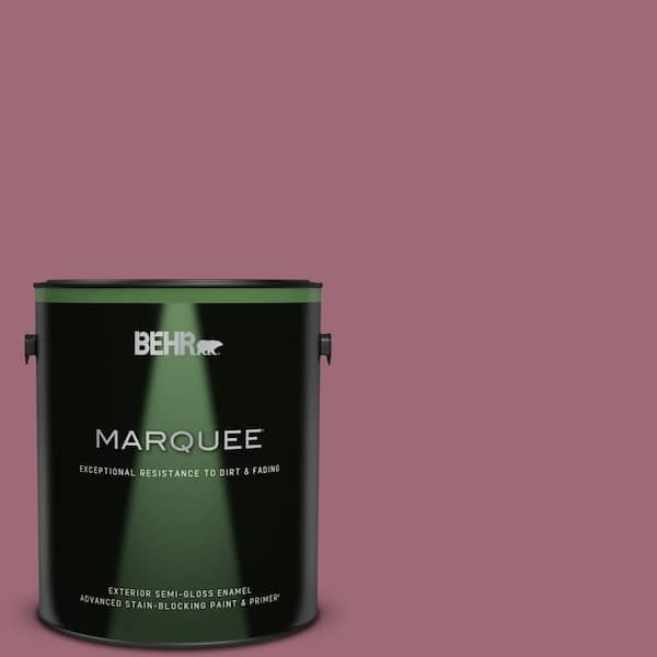 BEHR MARQUEE 1 gal. #100D-5 Berries and Cream Semi-Gloss Enamel Exterior Paint & Primer