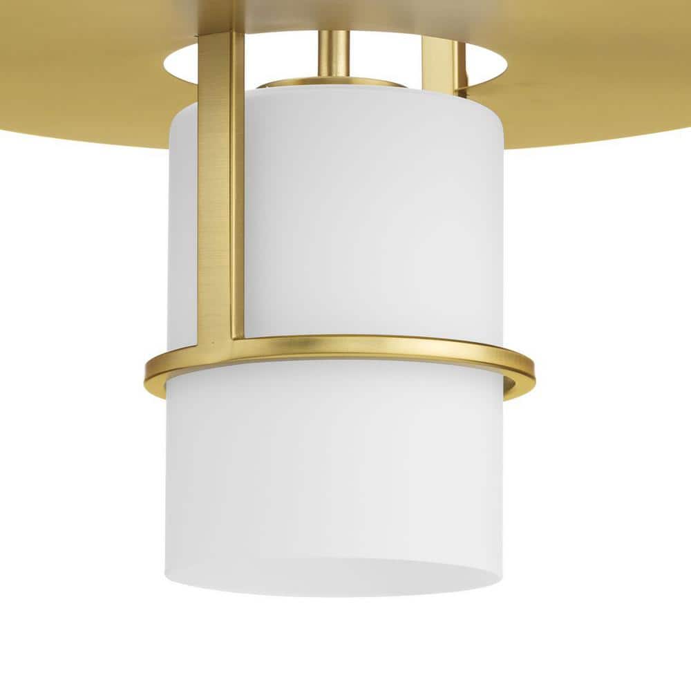 Mystic Brushed Bronze Pendant Light with Etched Glass Shade