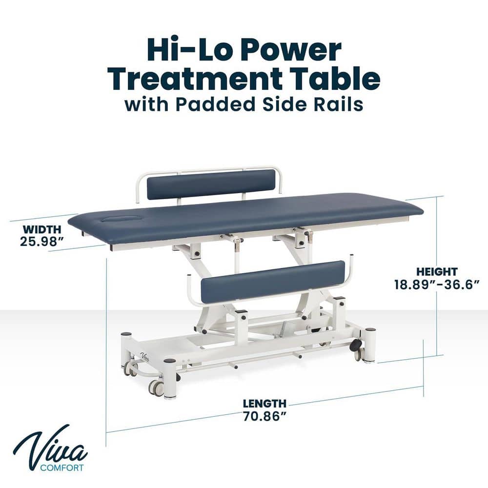 Industrial Rectangular Leather and Steel Adjustable Table