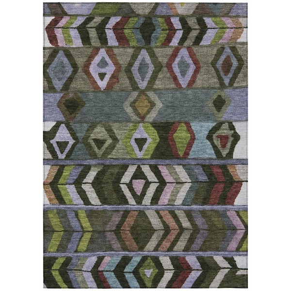 Addison Rugs Chantille Machine Washable Indoor/Outdoor Abstract Addison Rugs Chantille Machine Washable Indoor/Outdoor Abstract