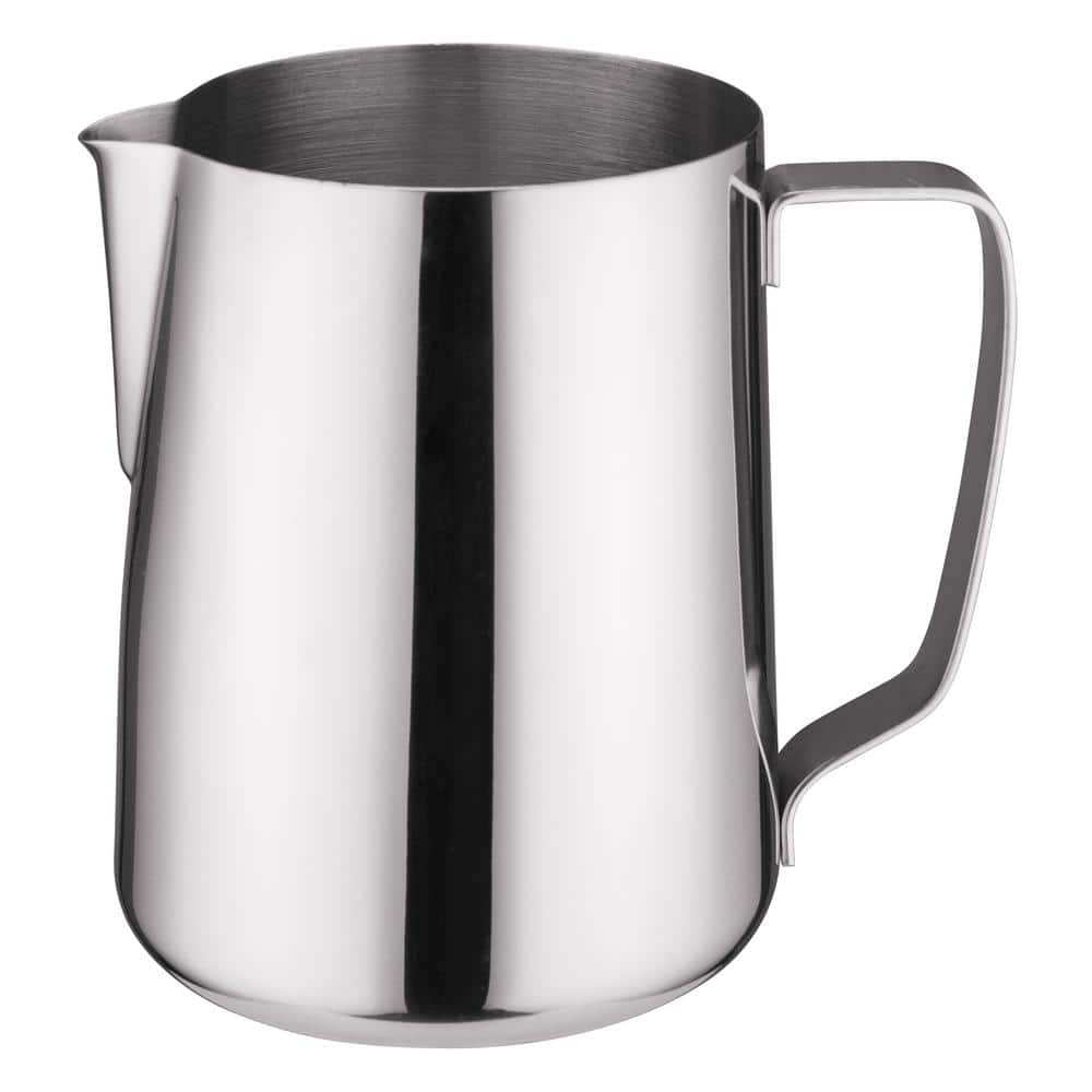 Winco 50-Ounce Silver Stainless Steel Frothing Pitcher