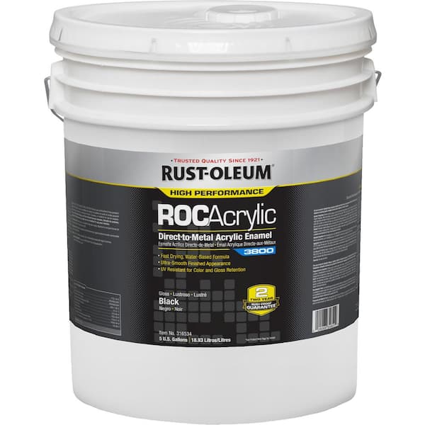 Rust-Oleum 1 gal. ROC Acrylic 3800 DTM OSHA Gloss Safety
