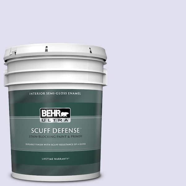 BEHR ULTRA 5 gal. #P550-1 Imagination Extra Durable Semi-Gloss Enamel Interior Paint & Primer