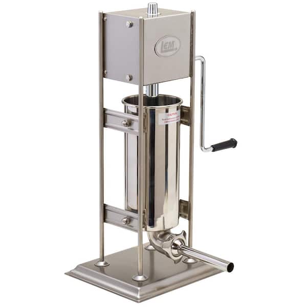 LEM BigBite 10 lb. Dual Gear Stainless Steel Sausage Stuffer