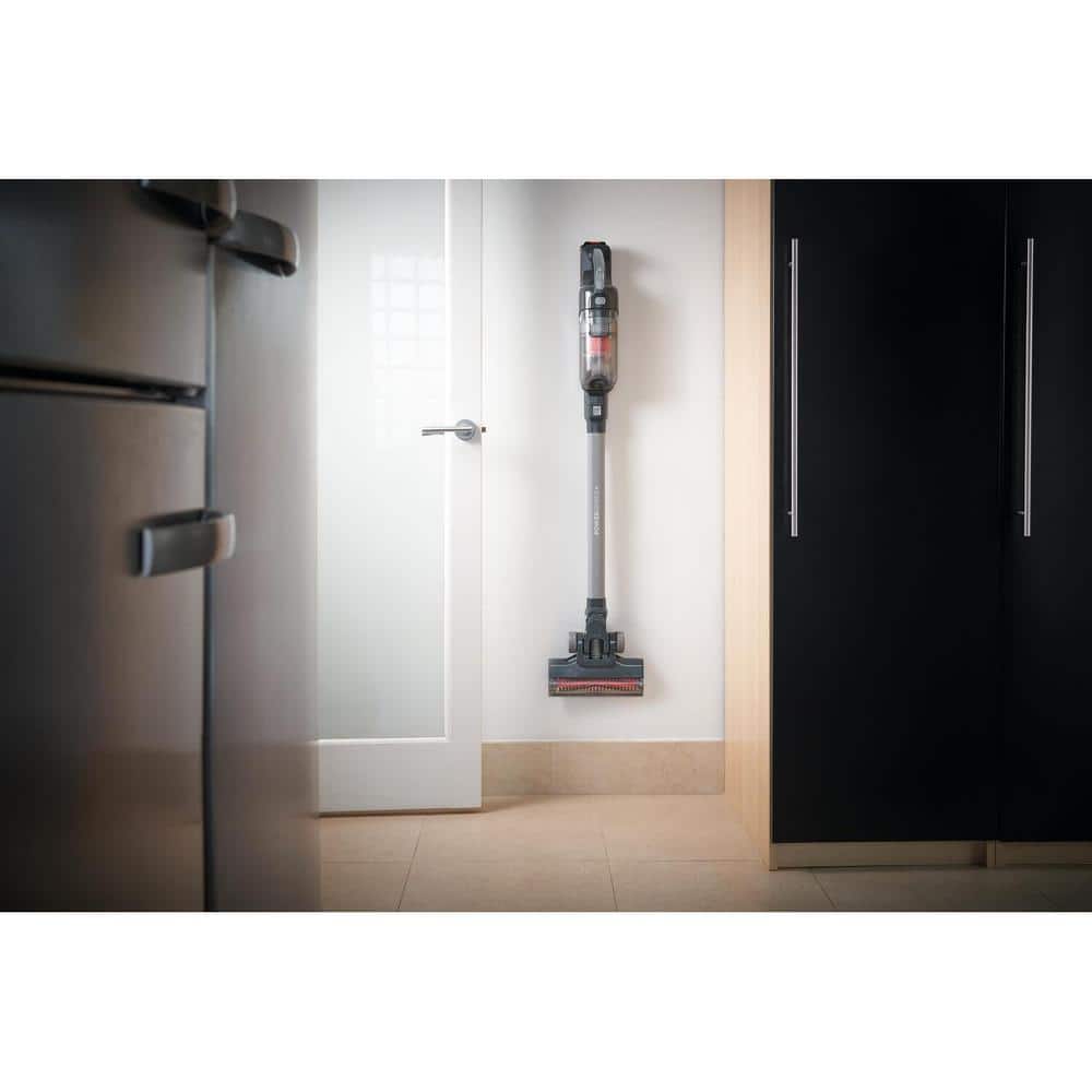 Gray Convertible Bagless Cordless Stick Vacuum with LED Lights