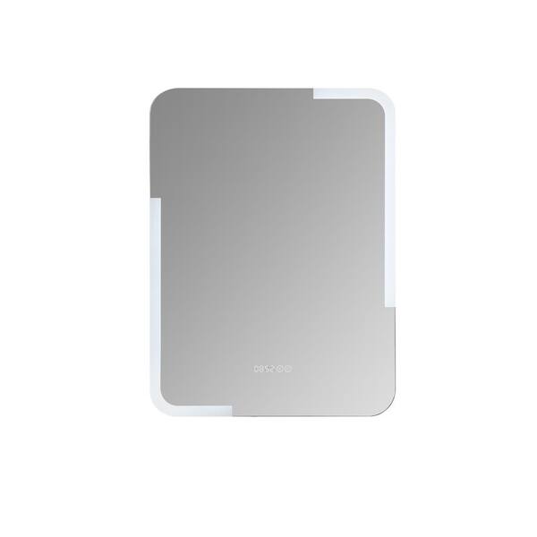 CASAINC 32 in. W x 24 in. L LED Wall Mounted Energy-Saving Mirror in White