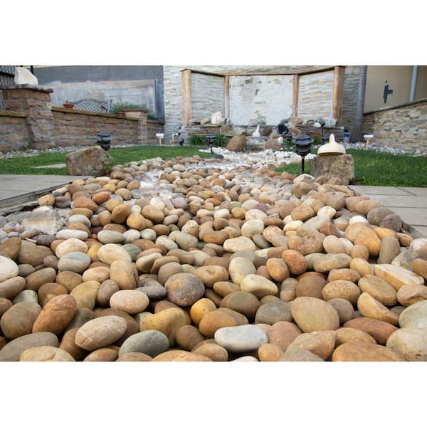 Desert Boulder 0.4 cu. ft. per Bag (3 in. to 6 in.) Bagged Landscape Pebbles (1 Bag/0.4 cu. ft.)