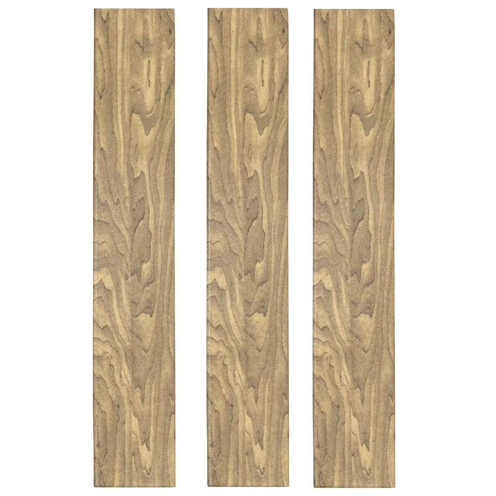 Rustic Sage Foam Wood Ceiling Planks 39" x 6" Pack of 12