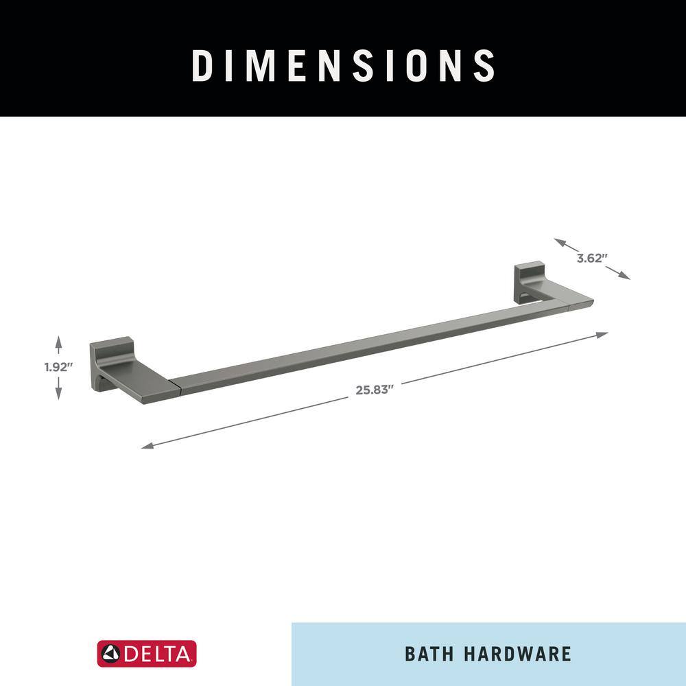 Modern Stainless Steel Wall Mounted 24" Towel Bar
