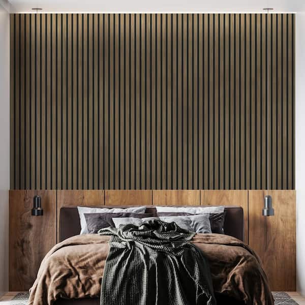 Decorative Acoustic Wall Panels - NATURAL OAK - Slatted Wall Panels - by  Luvanto Moods, Bulk Buy